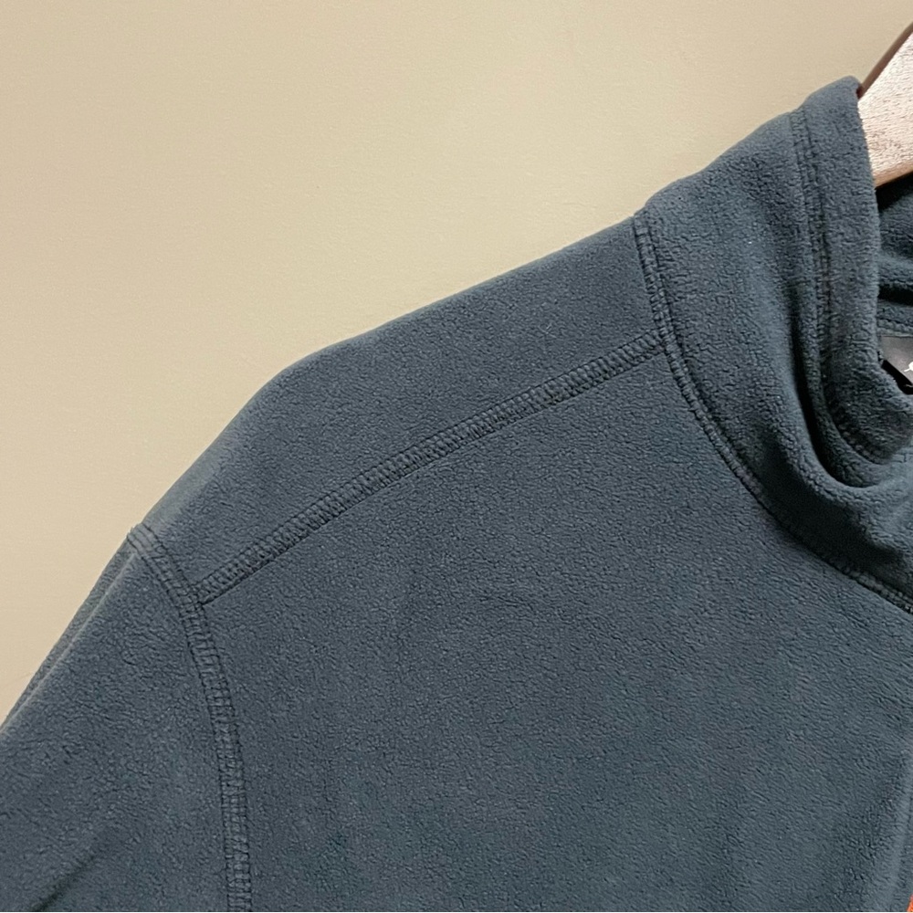 Eddie Bauer Grey Fleece 1/4 Zip Pullover Men’s XL - Picture 4 of 12